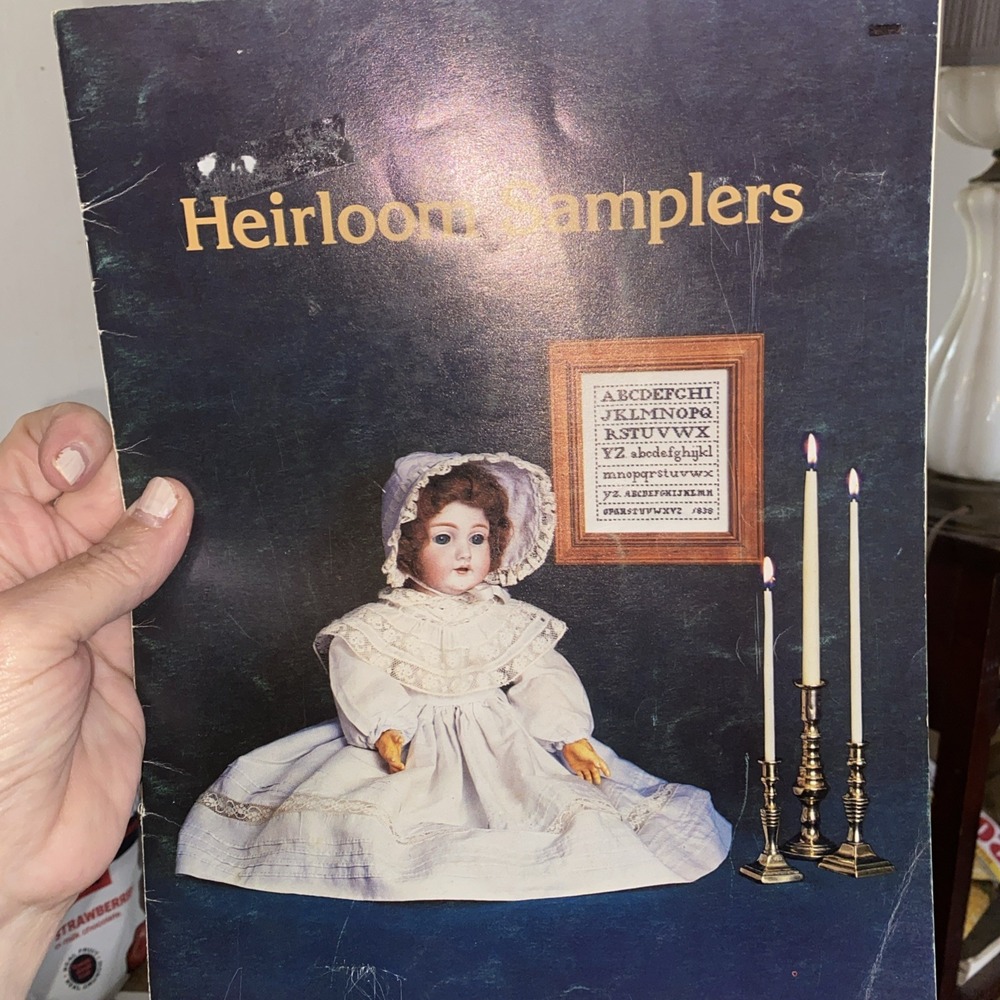 Heirloom Samplers Cross Stitch Pattern Booklet 1978 Vintage The Heirloom Shop